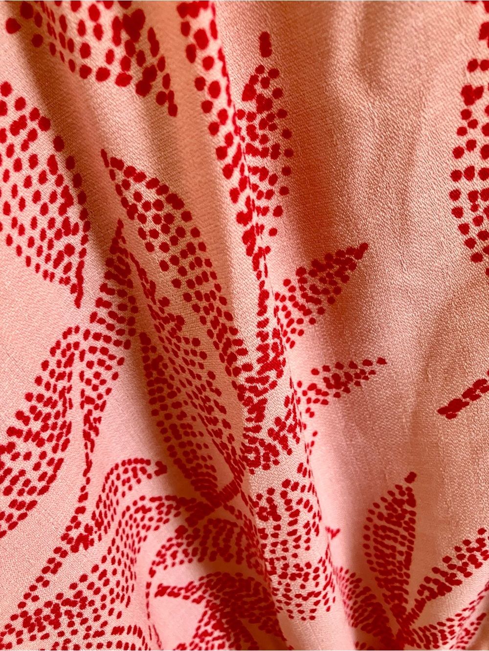 Boho Floral Pink V-Neck Mini Dress - Picture 6 of 8